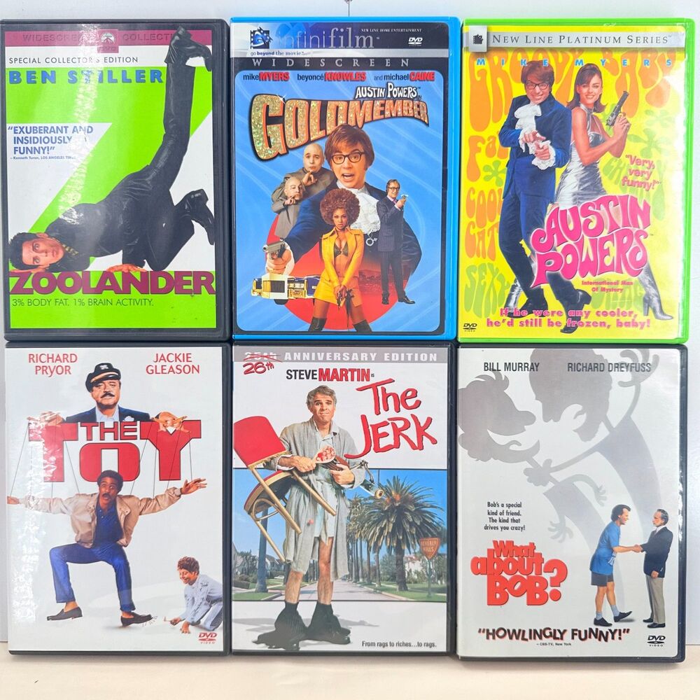 Austin Powers Zoolander DVD Lot Comedy Classics
